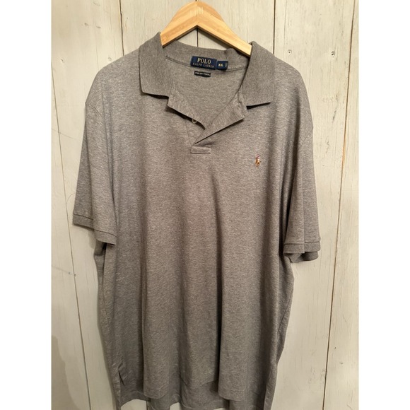 Polo Ralph Lauren Other - Polo Ralph Lauren Polo Shirt Mens Sz-XXL Pima Soft Touch Heather Gray Golf